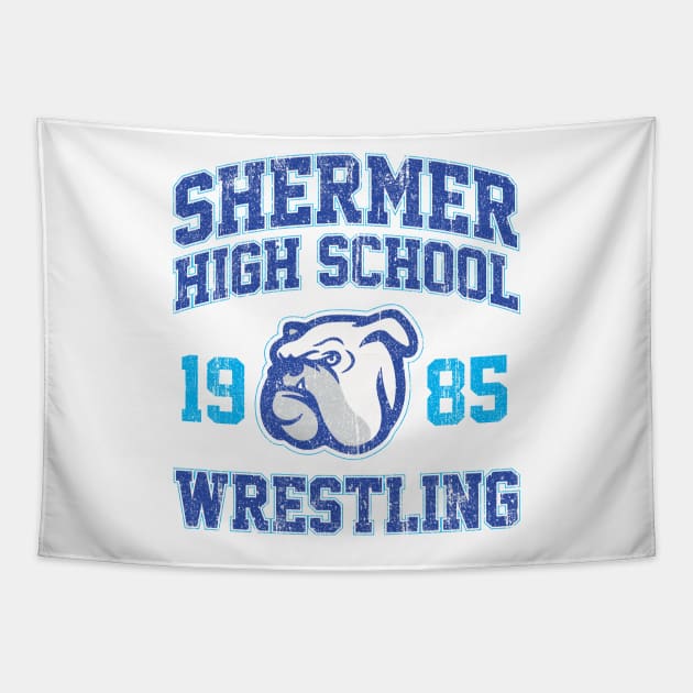 Shermer High School Wrestling (Breakfast Club) Variant Tapestry by huckblade