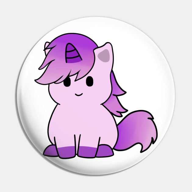 Purple Unicorn Pin by BiscuitSnack