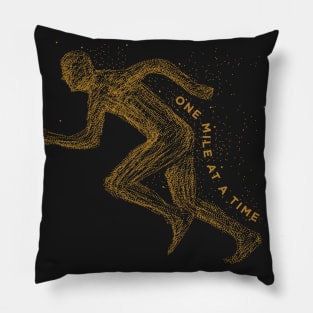 Running shirt | Runner design motivation Pillow