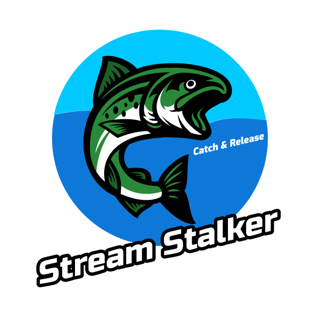 Stream Stalker Fishing Design by Preston James Designs