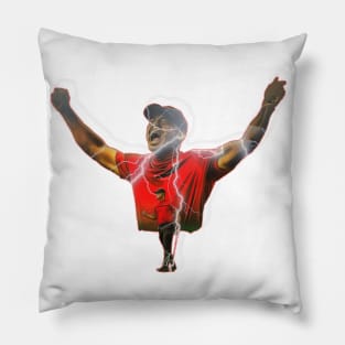 TIGER WOODS RED THUNDER CELEBRATION Pillow