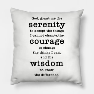 Serenity Prayer Pillow