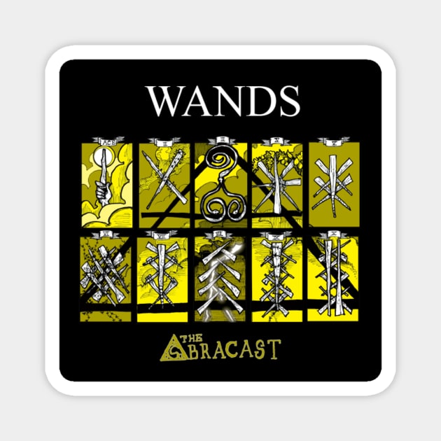 Minor Arcana: Wands Magnet by abracast