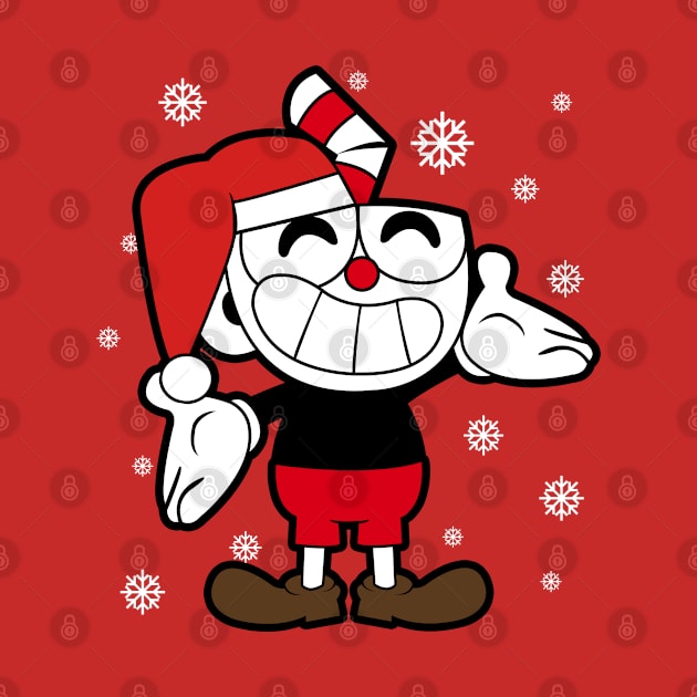 Cuphead Christmas by mighty corps studio