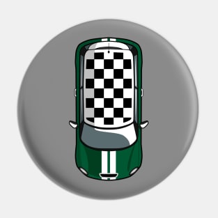 Green Mini Cooper Pin