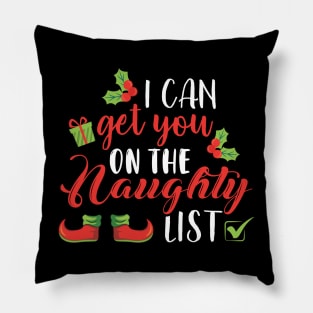 Funny Christmas Shirt, Naughty List, Merry Christmas, Ugly Christmas sweater, Matching Family Shirt, Holiday Christmas Gift, xmas Pillow