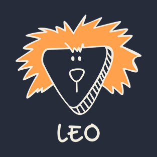 Leo Zodiac Doodle T-Shirt