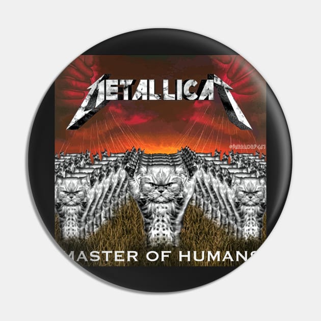 Metallicat Pin by darklordpug