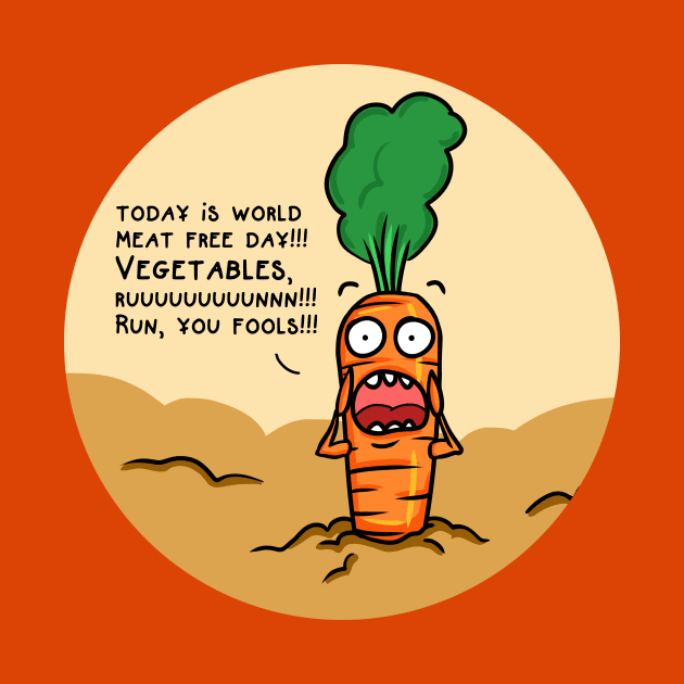 Vegetables, run! by Otterlyalice