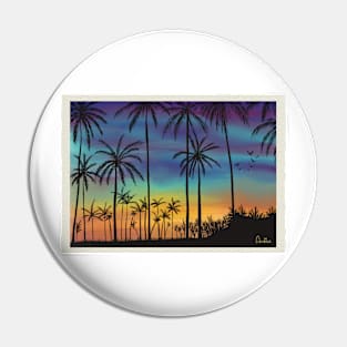 Summer sunset artwork By Annalisa Amato Pin