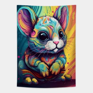 Cute little beautiful chinchilla. Tapestry