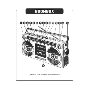 Boombox Vintage Radio T-Shirt