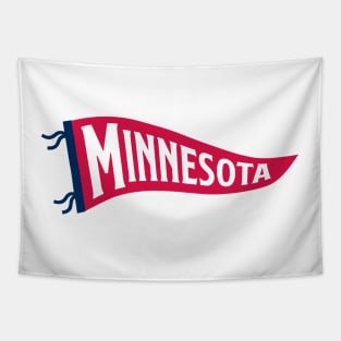 Minnesota Pennant - White Tapestry