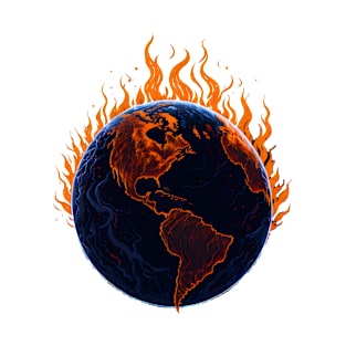 Planet Earth on Fire America Edition T-Shirt