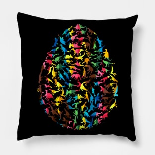 Colourful Dinosaur Egg Pillow