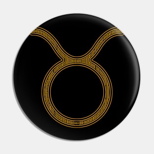 Taurus Sign Pin