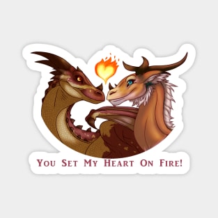 Valentines Day Dragons Magnet