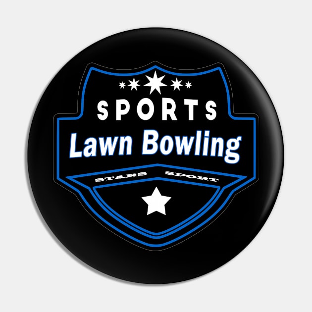 Sports Lawn Bowling Pin by Creative Has