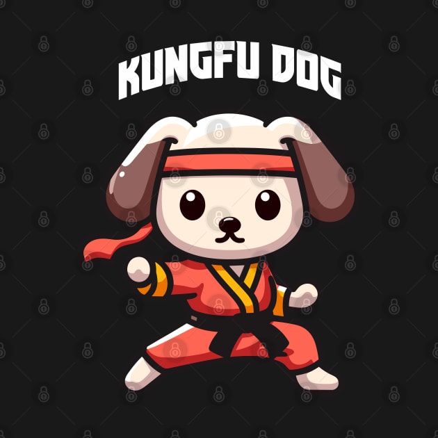 Cute Kung Fu Dog by Zaltra Design