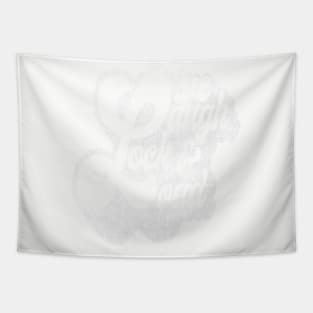 Live Laugh Lock and Load white Tapestry
