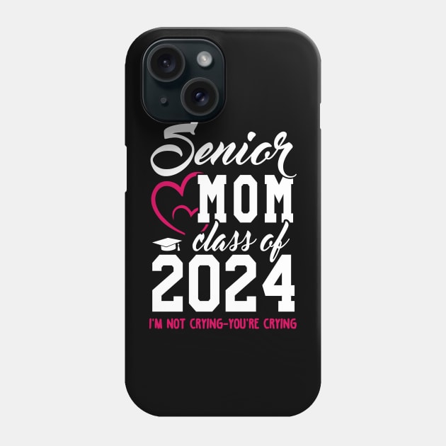 Class of 2024 Senior Gifts Funny Senior Mom Phone Case by KsuAnn