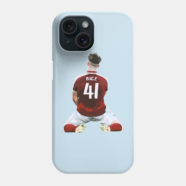 Declan Rice Phone Case by Webbed Toe Design's