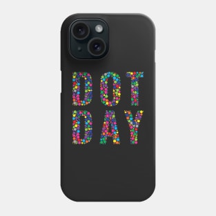 Happy International Dot Day 2022 Colorful Polka Dot Boy Kids Phone Case