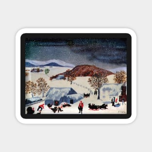 grandma moses Magnet