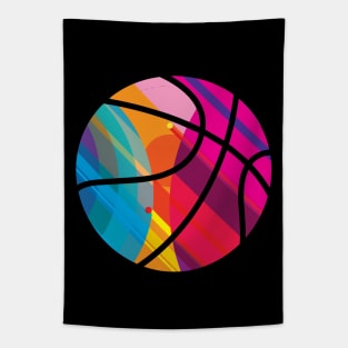 Basketball in living color Tapestry