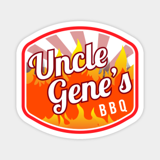 Uncle Gene’s BBQ Logo Magnet