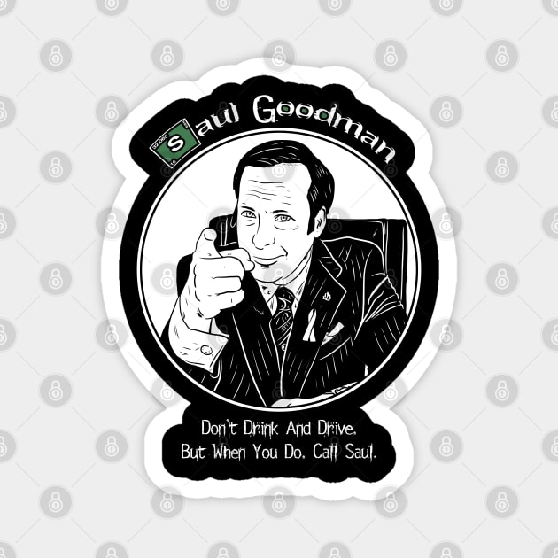 Saul Goodman - Breaking Bad Magnet by Black Snow Comics