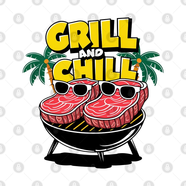 Grill and chill by Neon Galaxia