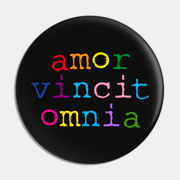 AMOR VINCIT OMNIA Pin by SocialDesign