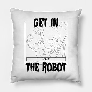 Get in the robot 02 Pillow