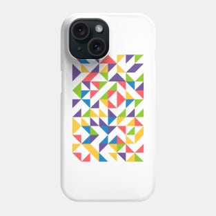 Creative Geometric Colourful Triangle Pattern #15 Phone Case