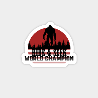 Undefeated Hide and Seek World Champion Magnet