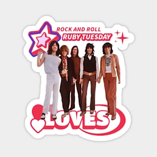 Cartoon Ruby Tuesday Magnet