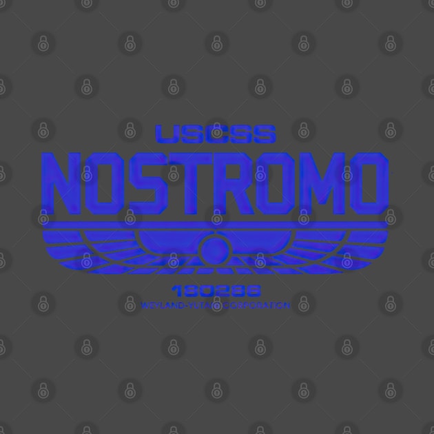 WeyLand -Yutani nostromo Blue logo by obstinator