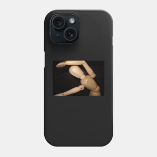 Leaning Wood Person Phone Case