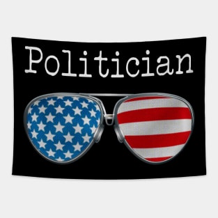 USA PILOT GLASSES - POLITICIAN Tapestry