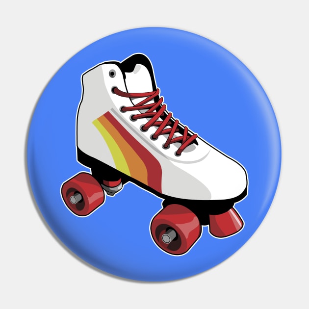 Retro Roller Skate Pin by Styleuniversal