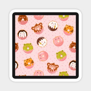 Animal donuts Magnet