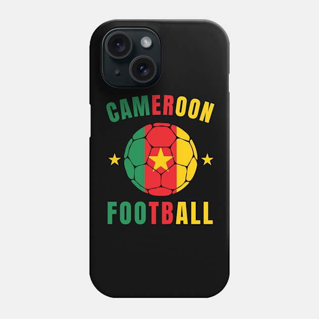 Cameroon Football Lover Phone Case by footballomatic