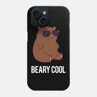 Beary Cool Cute Funny Bear Pun Phone Case