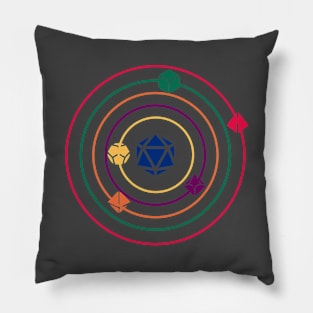 Retro Dice Galaxy Pillow