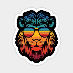 Lion King Retro Eyeglasses Magnet