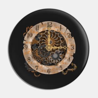 Steampunk watch Pin