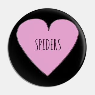 Spider Love Pin