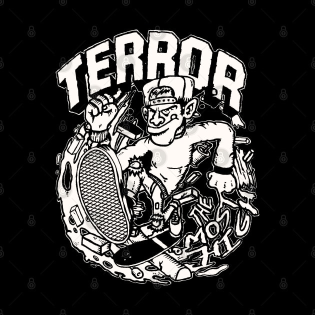 Vintage Terror band Poster by VizRad