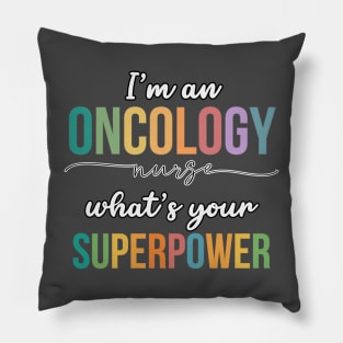 Oncology Superhero Pillow